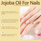 Olio riparatore per unghie e cuticole al jojoba per una lucentezza naturale