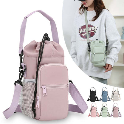 Borsa porta borraccia multifunzionale con tasche