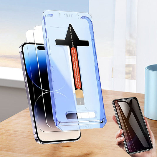 Protezione per schermo in vetro temperato con kit di allineamento automatico