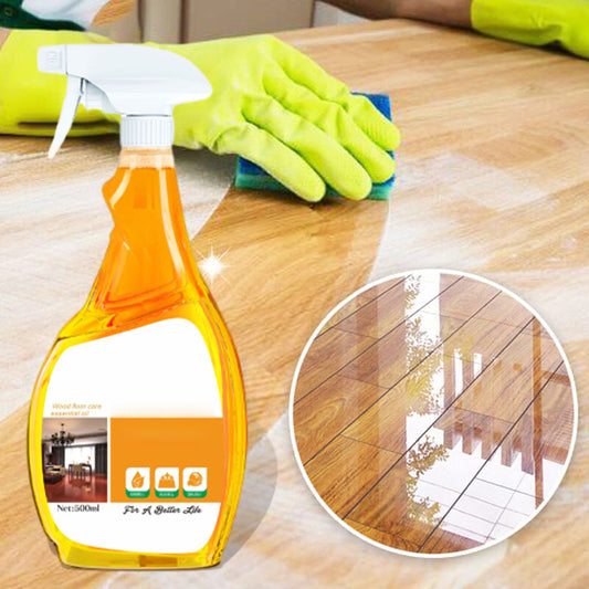 ROUMAN® ScratchErase Spray per pavimenti in legno alla cera d'api – Pulisce, ridona lucentezza e rimuove i graffi