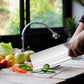 Coltello da chef affilato in acciaio inossidabile di alta qualità