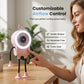 Ventilatore da tavolo robotizzato flessibile con luce LED