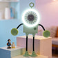 Ventilatore da tavolo robotizzato flessibile con luce LED