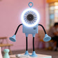 Ventilatore da tavolo robotizzato flessibile con luce LED