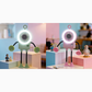 Ventilatore da tavolo robotizzato flessibile con luce LED
