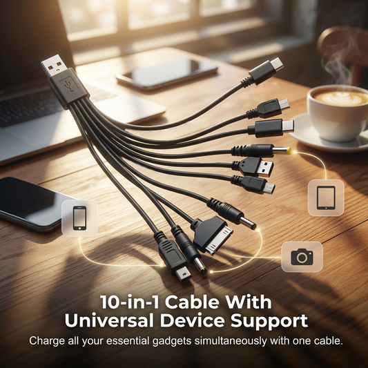 Cavo di ricarica USB universale 10 in 1