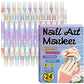 ✨Set di pennarelli per nail art a doppia punta