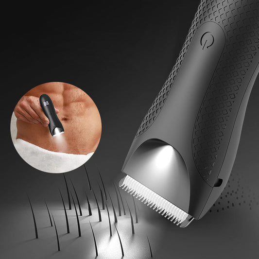 Set multifunzione impermeabile di rasoi per peli del corpo da uomo