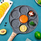 🤩 Padella per pancake con 7 faccine sorridenti | 26 cm