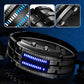 Orologio da uomo Cool Binary in acciaio inossidabile con cinturino a LED, modello alla moda con luce blu, orologio sportivo con placcatura sottovuoto