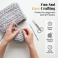 🧶Kit completo per realizzare una borsa all'uncinetto fai da te