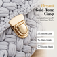 🧶Kit completo per realizzare una borsa all'uncinetto fai da te