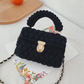 🧶Kit completo per realizzare una borsa all'uncinetto fai da te