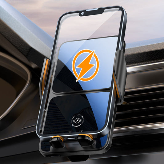 Supporto da auto con caricatore wireless per telefono