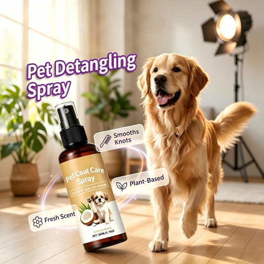 Spray districante facile da usare per il pelo degli animali domestici