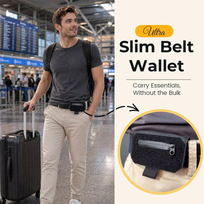 💳 SCONTO DEL 50% IN QUESTO MOMENTO!🛡️ Portafoglio a cintura sottile – Nessun ingombro e trasporto discreto – Perfetto per i viaggi e l'uso quotidiano ✈️