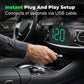 Tachimetro con display head-up GPS universale per auto