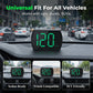 Tachimetro con display head-up GPS universale per auto