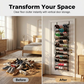 👟SCONTO DEL 50% IN QUESTO MOMENTO! 🏆 Scarpiera da appendere alla porta – 24 scomparti e montaggio senza attrezzi – Adatta a porte standard, può contenere fino a 24 paia – perfetta per l’ingresso o l’armadio 🚪✨