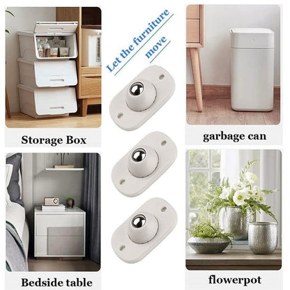🛋️ -50% Rotelle Adesive 360° per Mobili