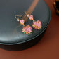 Set collana e orecchini "Cuore scintillante"