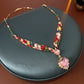 Set collana e orecchini "Cuore scintillante"