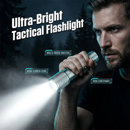 Torcia LED multifunzionale con zoom