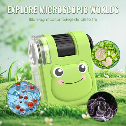 Microscopio didattico portatile per bambini