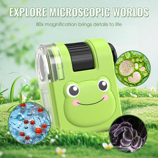 Microscopio didattico portatile per bambini