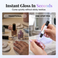 Set da 6 penne con smalto gel