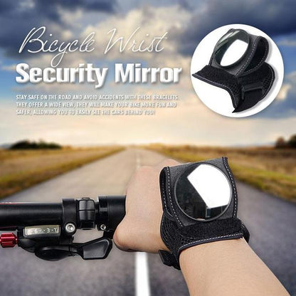 🔥Fino a esaurimento scorte, SCONTO DEL 50%!🎉 Specchietto retrovisore da polso di sicurezza per bicicletta