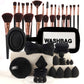 Set completo di pennelli e spugne per il trucco