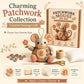 Kit da cucito artigianale con topolino di peluche in stile vintage