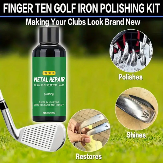Polerpasta för professionella golfklubbor