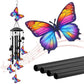 Campanelli eolici commemorativi vintage in metallo per il giardino