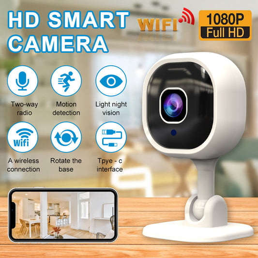 Telecamera di sicurezza domestica intelligente HD senza fili