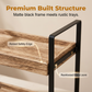 Versatile scaffale portavesti in legno a due ripiani
