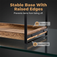 Versatile scaffale portavesti in legno a due ripiani