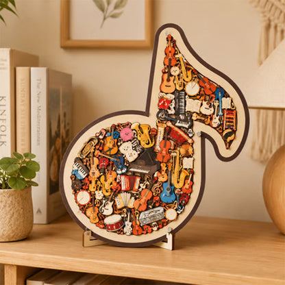 ⌛Offerta a tempo limitato🎶Puzzle in legno a forma di nota musicale🧩