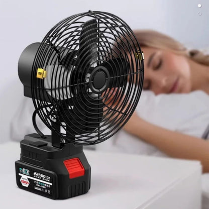 Ventilatore da campeggio portatile ricaricabile, da esterno e senza fili