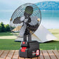 Ventilatore da campeggio portatile ricaricabile, da esterno e senza fili