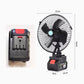 Ventilatore da campeggio portatile ricaricabile, da esterno e senza fili