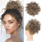 Chignon corto e riccio con coulisse elastica