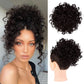 Chignon corto e riccio con coulisse elastica