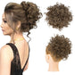 Chignon corto e riccio con coulisse elastica