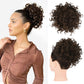Chignon corto e riccio con coulisse elastica