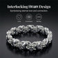 Bracciale con ciondolo a forma di cuore a doppia catena