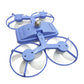 Lampada a ventola modello drone E27 a 3 velocità con telecomando