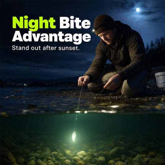 Lampada ultra-luminosa per trappole da pesca