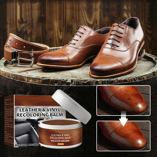 👜 Crema riparatrice e restauradora per pelle – ripara e restituisce colore a auto, divani, scarpe e molto altro! ✨🔧